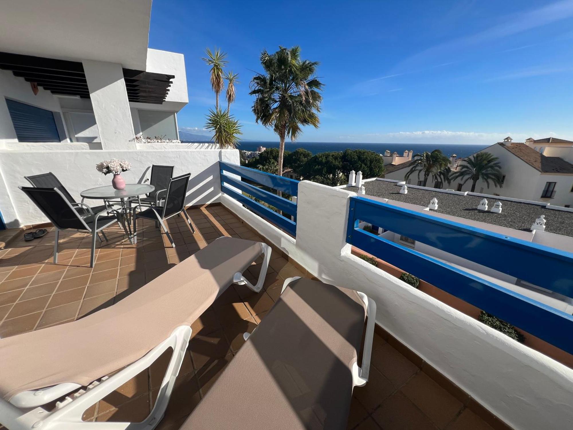 2 Bedrooms Sea And Pool View In Duquesa Golf & Gardens Manilva Apartment Castillo de Sabinillas